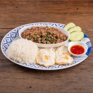 Spicy Basil with Ground Meat