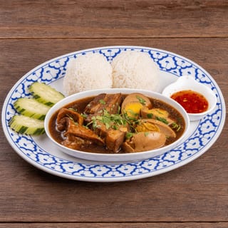 Braised Pork Belly with Eggs